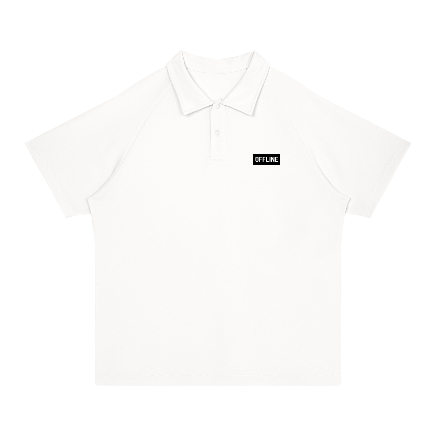 OFFLINE Polo Shirt - White Front